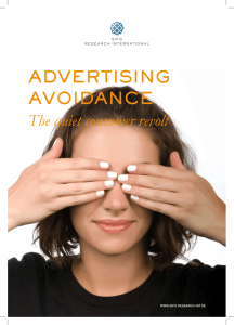 ADVERTISING AVOIDANCE