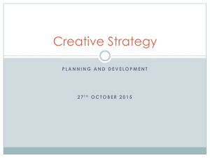 Creative Strategy Development