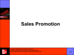 Sales Promotion