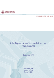 Joint Dynamics of House Prices and Foreclosures