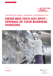 swiss med-tech hot-spot – opening up your business