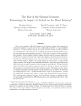 The Rise of the Sharing Economy: Estimating the Impact of