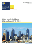 Metro Manila Real Estate Midyear Report | 1H 2013