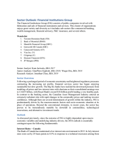 Sector Outlook: Financial Institutions Group