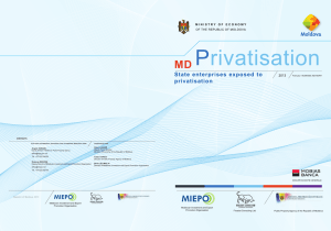 State enterprises exposed to privatisation