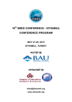 Conference Program - EBES I Eurasia Business and Economics