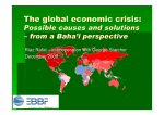The global economic crisis