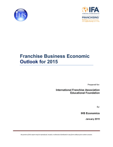 Franchise Business Economic Outlook for 2015