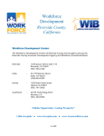 Workforce Development - Economic Development Agency