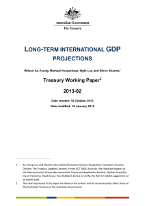 Treasury Working Paper 2013-02: Long-term