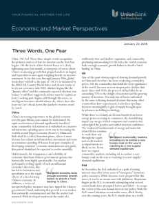 Economic and Market Perspectives
