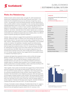 Scotiabank`s Global Outlook - Global Banking and Markets