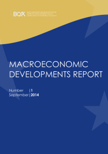 macroeconomic developments report