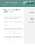 Argentina, beyond 2015: Capital needs
