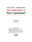 New Imperialism or New Capitalism?