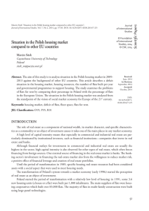 Situation in the Polish housing market compared to other EU countries