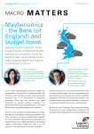 Maybenomics – the Bank (of England) and budget boost