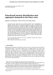 Functional income distribution and aggregate demand in the Euro