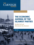 The econoMic AgendA of The islAMisT PArTies