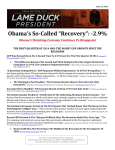 Obama`s So-Called “Recovery”: -2.9%