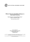 Effects of the U.S. Quantitative Easing on a Small Open Economy