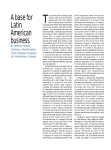 A base for Latin American business