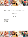 Bollywood – Maharashtra and India`s Film Cluster