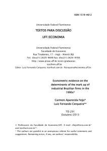 textos para discussão uff/economia