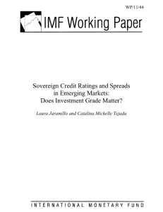 Sovereign Credit Ratings and Spreads in Emerging Markets: Does