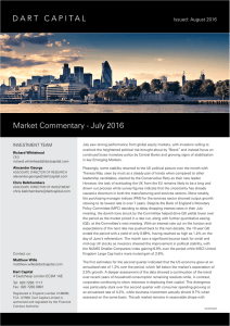 Market Commentary - July 2016