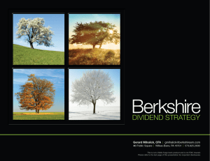 Experience - Berkshire Asset Management, LLC