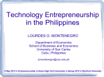Technology Entrepreneurship in the Philippines