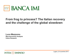 Gli scenari macroeconomici: crisi del debito, spinte recessive e