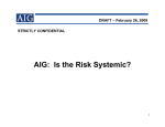 AIG: Is the Risk Systemic?