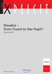 Slovakia – From Truant to Star Pupil?