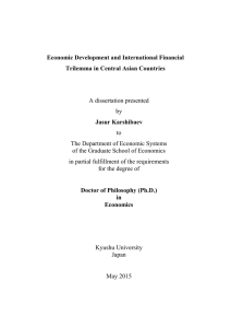 Economic Development and International Financial Trilemma in