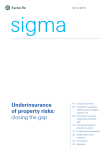 sigma 5 | 2015 Underinsurance of proberty risks: closing the gap