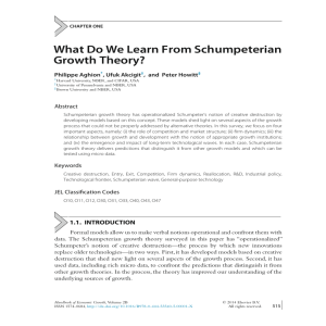 What Do We Learn From Schumpeterian Growth Theory?
