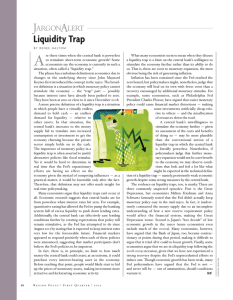 Liquidity Trap - Federal Reserve Bank of Richmond