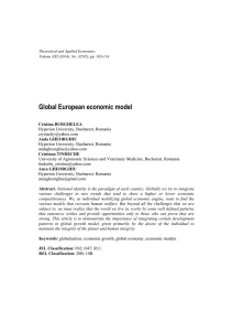 Global European economic model