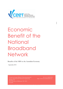 CEET White Paper-Economic Impact of NBN_150902