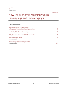 How the Economic Machine Works – Leveragings and