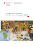 Colombia Country Strategy 2013-2016