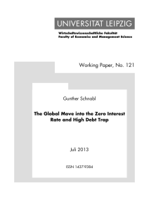 Working Paper, No. 121 - Wirtschaftswissenschaftliche Fakultät der