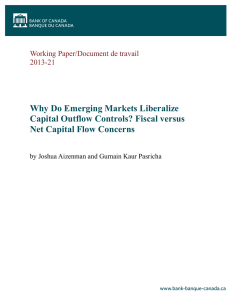 Why Do Emerging Markets Liberalize Capital Outflow Controls? Fiscal versus