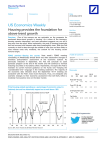 US Economics Weekly Housing provides the foundation for above-trend growth Deutsche Bank