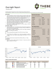 Overnight Report - Thebe Stockbroking