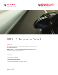 2015 U.S. Automotive Outlook - Original Equipment Suppliers
