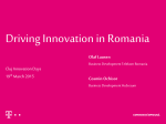 Driving Innovation in Romania