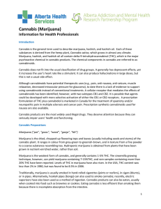 Cannabis - Alberta Health Services